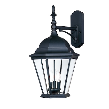 Maxim Lighting Westlake 3-Light 13" Wide Black Outdoor Wall Sconce 1008BK